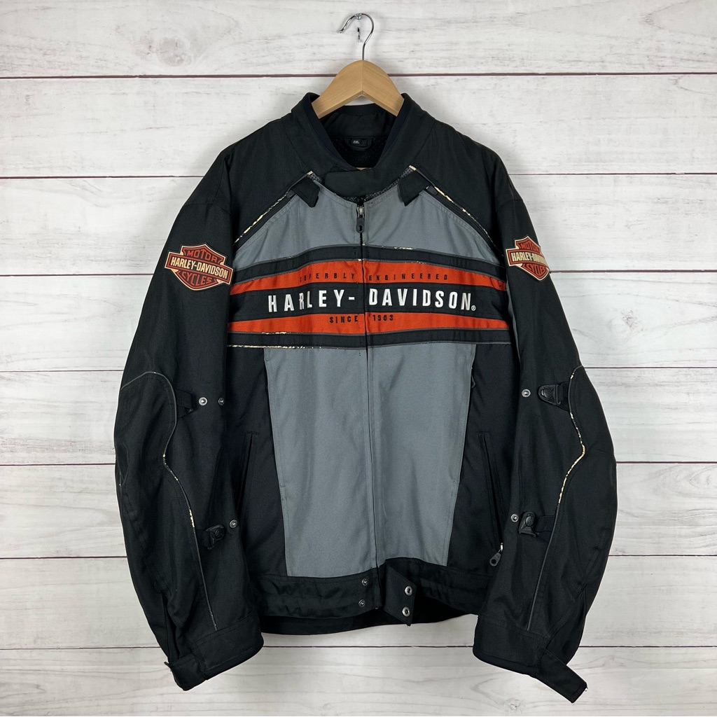 Harley Davidson Motorcycle Full Zip Jacket Xxl